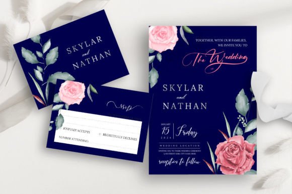 Designing a Dream Wedding Suite with Watercolor Florals