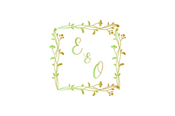 Elegant Wedding Couple Initials Monogram: A Designer's Asset
