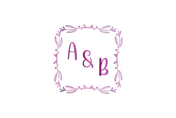 Elegant Wedding Initials: Crafting a Timeless A&B Monogram