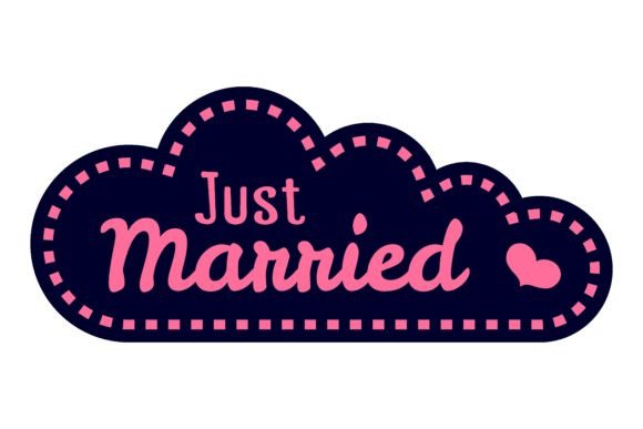 Just Married Cloud. Wedding Photo Booth: A Designer's Guide