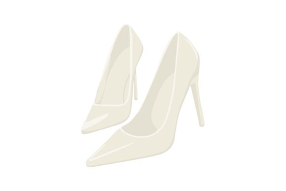 Timeless Bridal Elegance: The Pretty White Wedding Heels Design