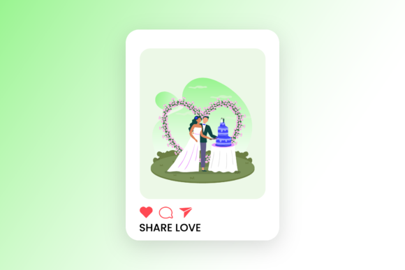 Valentine Romance Wedding Cake Feed: Sweet Design for Special Moments