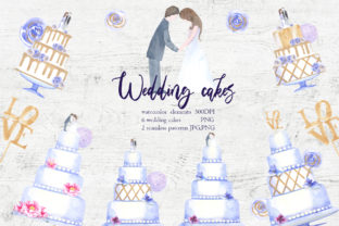 Watercolor Wedding Cakes: A Dreamy Design Asset