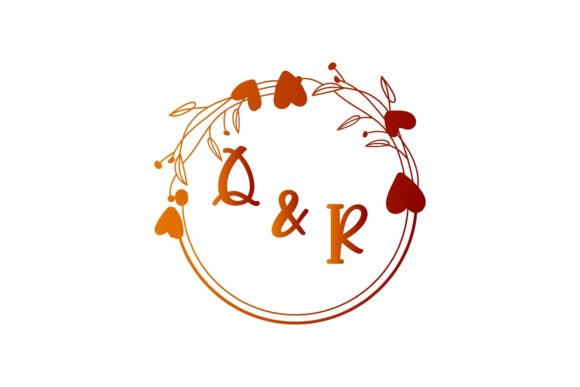 Wedding Name Initials Q & R: A Monogram Design Guide